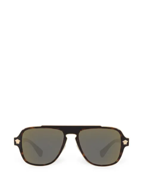 Versace Eyewear square-frame sunglasses Brown VE219912524T