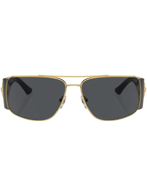 Versace Eyewear rectangle-frame sunglasses Black VE2163100287