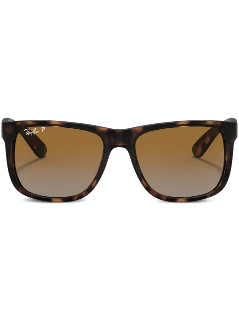 Ray-Ban Justin square-frame sunglasses Brown RB4165865T5