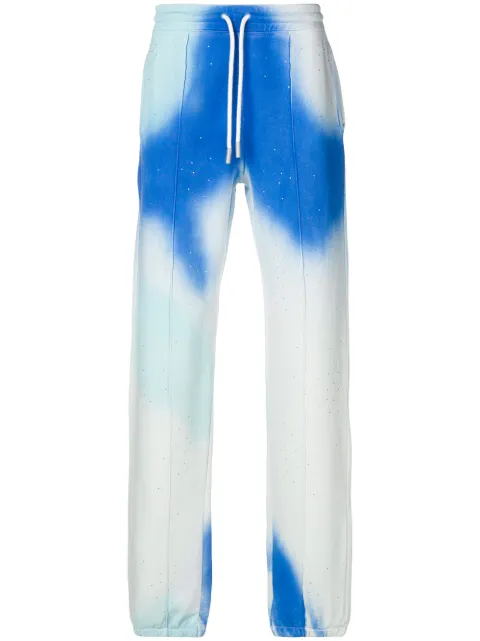 Off-White tie-dye track pants Blue OMCH008F181920413110