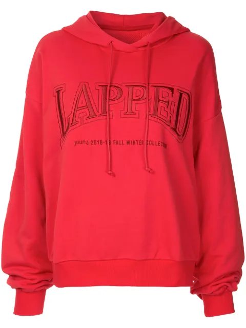Juun.J Lapped hoodie Red JC8941W106
