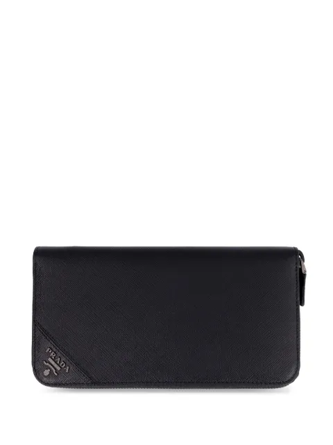 Prada Saffiano leather wallet Black 2ML317QME