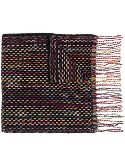 Paul Smith long knitted scarf Black M1A817DAS09