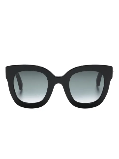 Gucci Eyewear GG0208S oversized-frame sunglasses Black 491408J0740