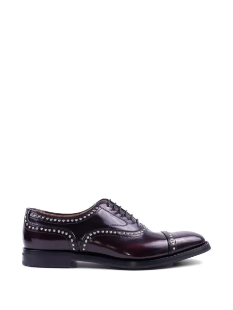Church's studded cap-toe Oxford shoes Red DE01439EM