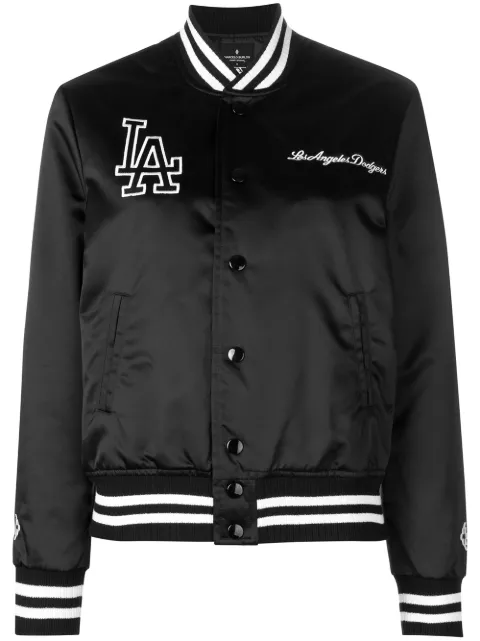 COUNTY OF MILAN LA print bomber jacket Black CWEA077E18884179
