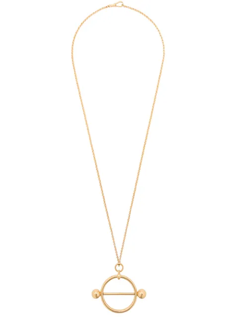 JW Anderson gold Disc pendant Gold JY00119A900220