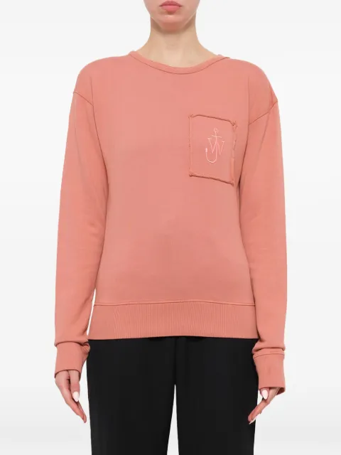 JW Anderson logo-print sweatshirt Pink JE04219A714310