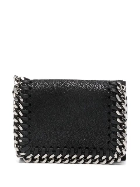 Stella McCartney Falabella small flap wallet Black 521371W9132