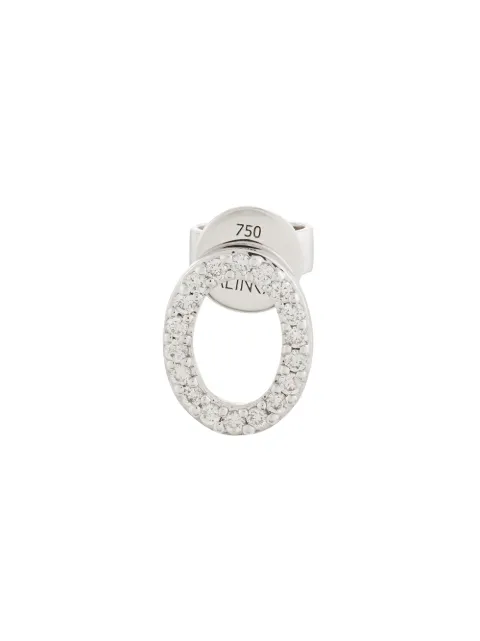 ALINKA 18kt white gold CLOUD diamond stud Silver ZABR0040B81218W25