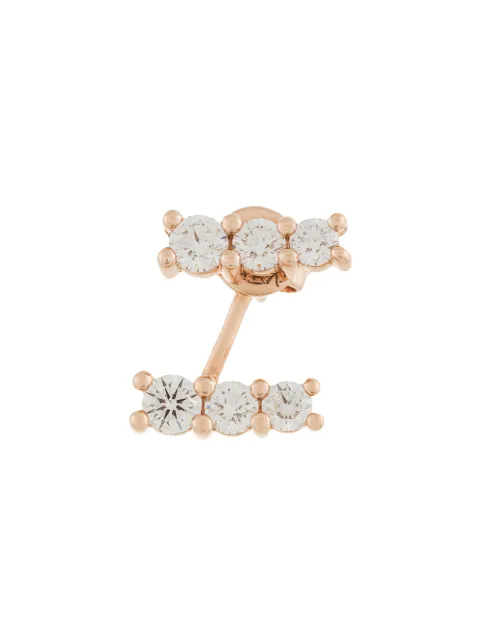 ALINKA 18kt rose gold LARA diamond left earring Gold ZABR0027B812L18R25