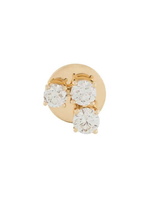 ALINKA 18kt yellow gold EVA diamond single stud Gold ZABR0044B81218Y25