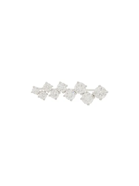 ALINKA 18kt white gold EVA diamond right ear cuff Silver ZABR004612R18W25