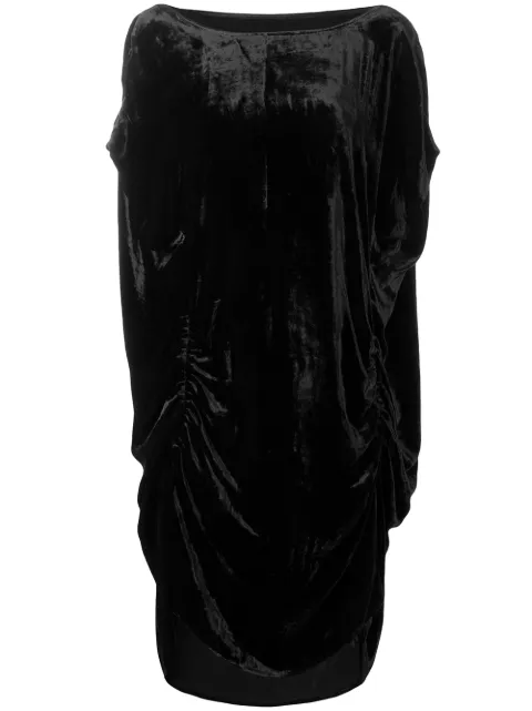 Paula Knorr ruched midi dress Black PKAW18CWRSD