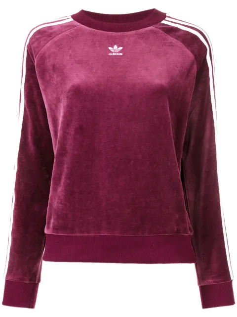 adidas tri-stripe sweatshirt Red DH3112