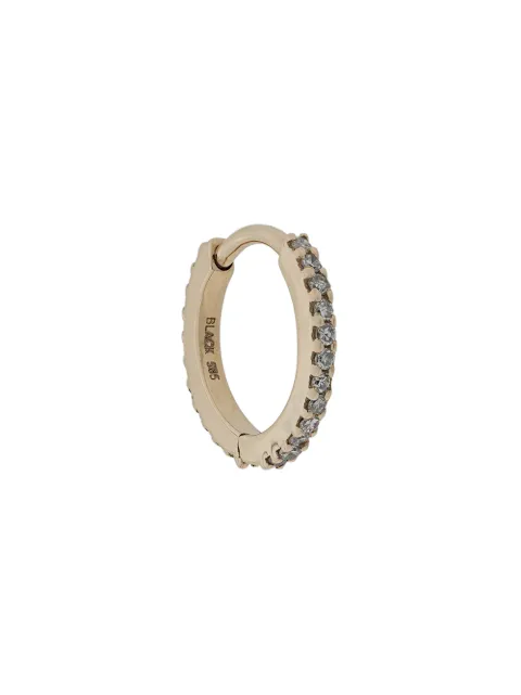 Maria Black Rainbow Huggie earring Metallic H1001Y