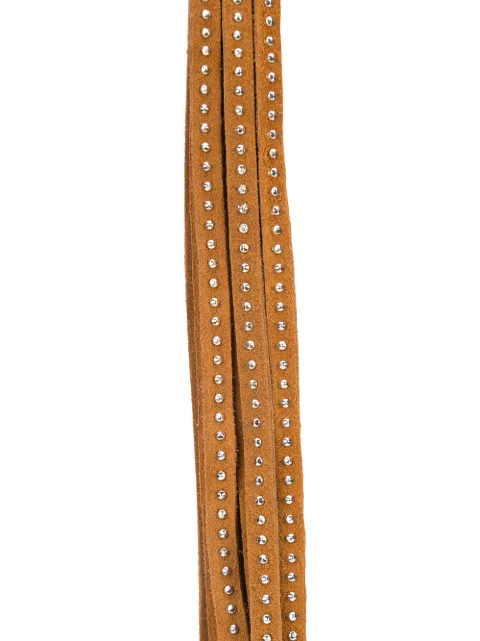 AMIRI STD SUEDE LONG TASSEL KEYCHAIN "Brown" Brown AKSUELTA