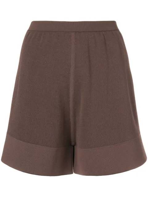 Rick Owens knitted shorts Brown RO18F4677CHCG