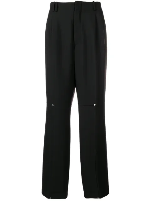 Off-White classic pleated trousers Black OMCA081F18A970041000