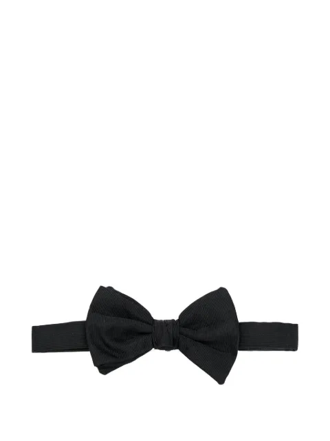 Giorgio Armani silk bow tie Black 3600318P999