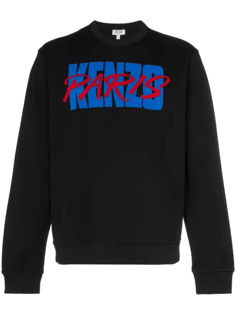 Kenzo Akira logo print sweatshirt Black F955SW2024DB