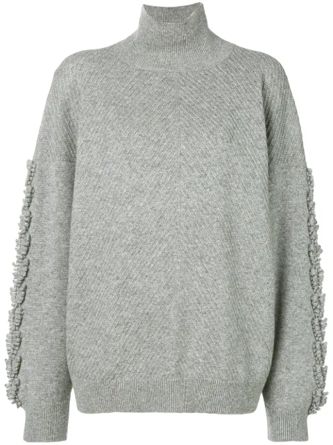 Barrie Troisieme Dimension cashmere turtleneck pullover Grey A00C30368