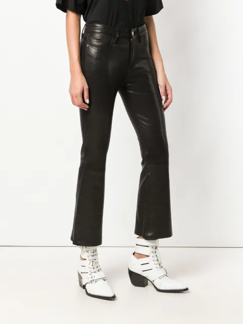 FRAME kick flare trousers Black LWLT0171