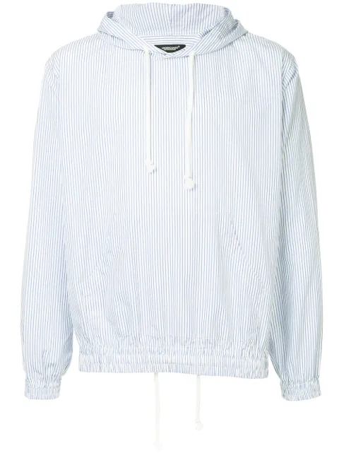 Undercover striped hoodie White UCV44021
