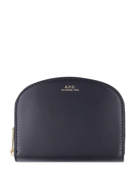 A.P.C. Demi-Lune wallet Black PXAWVF63219