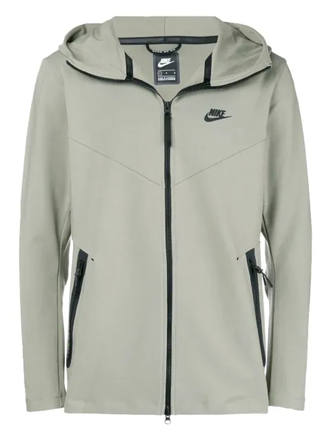 Nike logo-print hoodie Green AA3784004