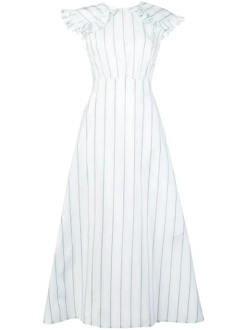 Calvin Klein striped pioneer dress White 84WWDE60