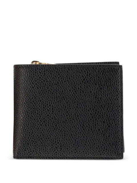 Thom Browne pebble-grain coin purse bifold Black MAW146A00198