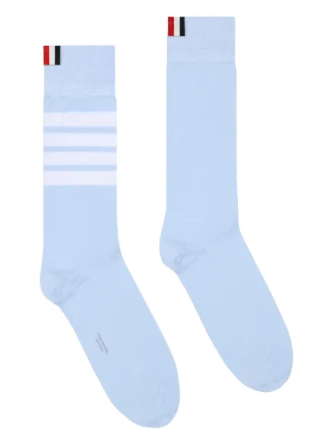 Thom Browne lightweight mid-calf socks Blue MAS023B01690