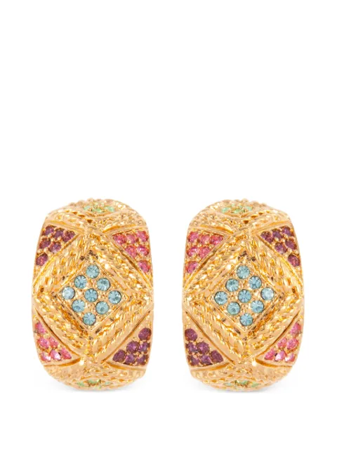 D'Orlan Vintage 1980's hoop earrings Gold ER019593