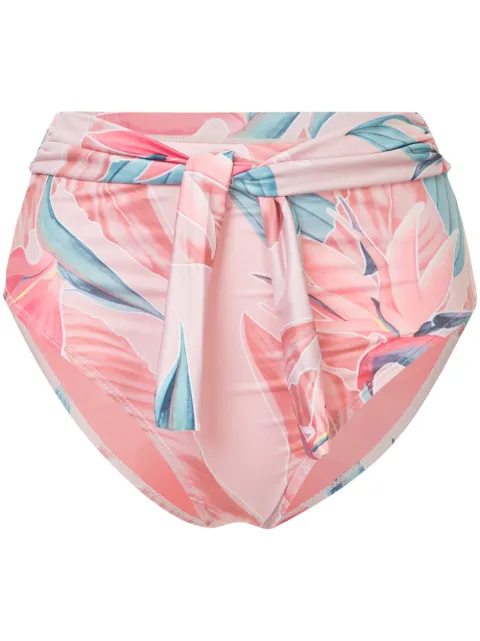 Duskii Sahara high waisted bikini bottoms Pink DLP8085