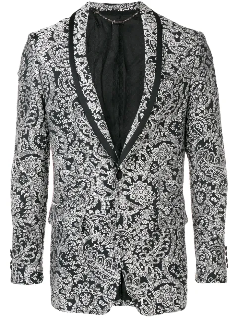 Billionaire jacquard button blazer Black O18CMRF0670BTE004N