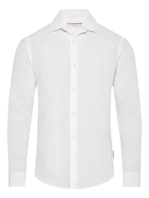 Orlebar Brown Giles linen shirt White 269428