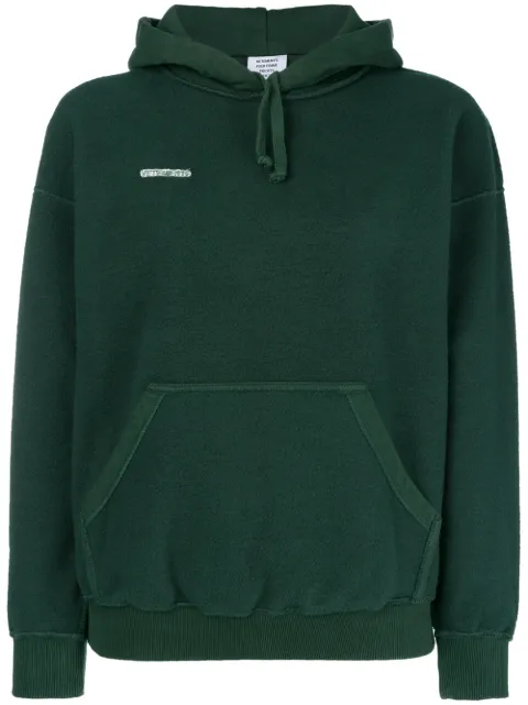 VETEMENTS reversed hoodie Green WAH19TR107