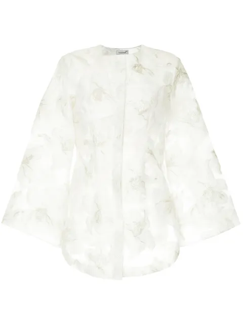 Bambah Dahlia button up shirt White AW18BMFW1839