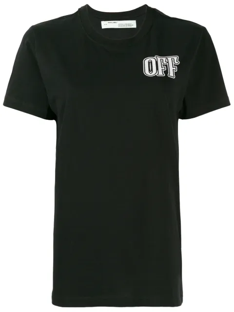 Off-White Lips printed t-shirt Black OWAA049F18B070641010