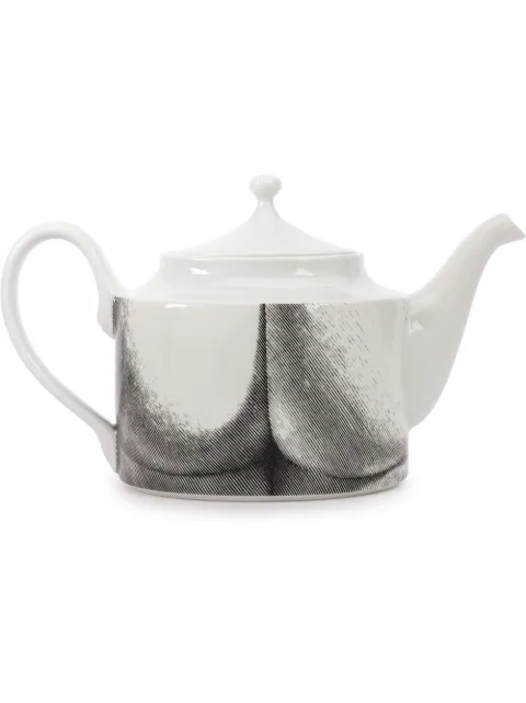 Fornasetti printed teapot White P22X103