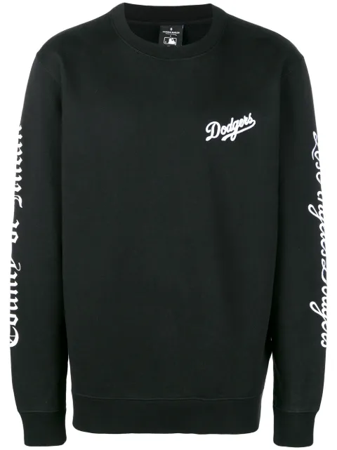 COUNTY OF MILAN embroidered sweatshirt Black CMBA009F186730131001