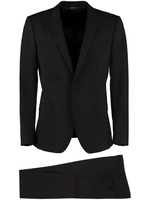 Dolce & Gabbana Martini-fit single-breasted suit Black GK0RMTFUBEC