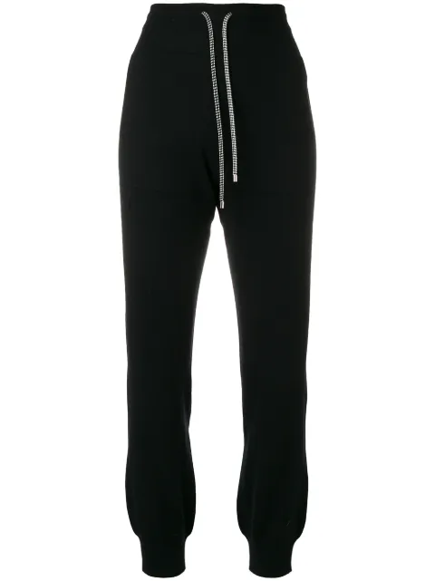 Barrie Romantic Timeless cashmere jogging trousers Black A00C30605