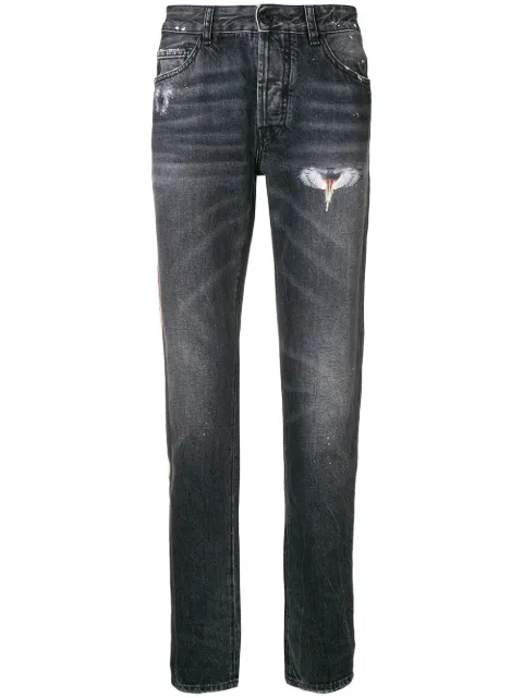 COUNTY OF MILAN Wing jeans Black CMYA007F188681351088