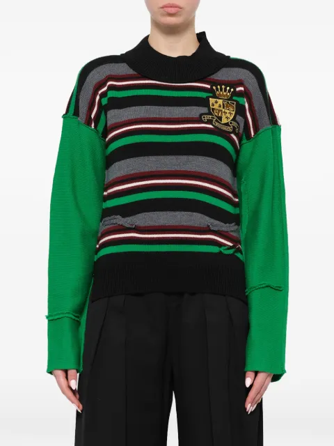 JW Anderson logo sweater Green KW05118D