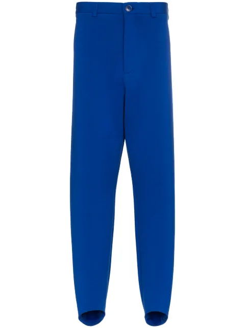 Balenciaga Zip Front Stirrup Leg Sweatpants Blue 542640T1509