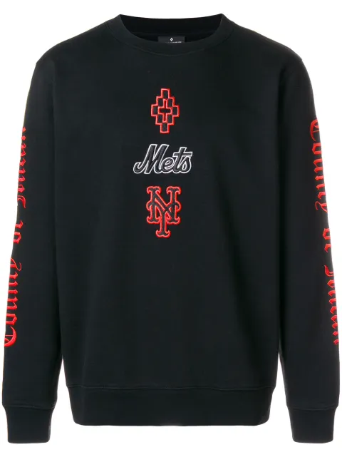 COUNTY OF MILAN NY Mets sweatshirt Black CMBA009F186730111018
