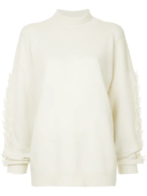 Barrie Troisieme Dimension cashmere turtleneck pullover White A00C30368