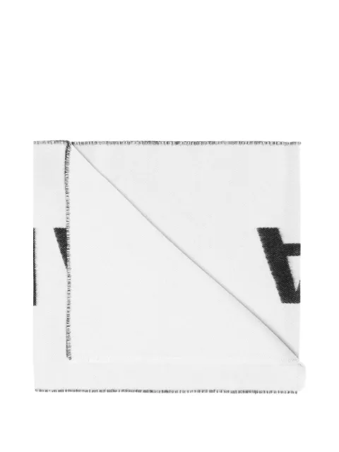 Balenciaga logo scarf White 512732420B0